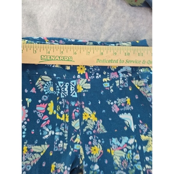Women's One Size Leggings Lot of 3 Floral Print Stretch OS Buttery Soft Lularoe - Picture 15 of 16